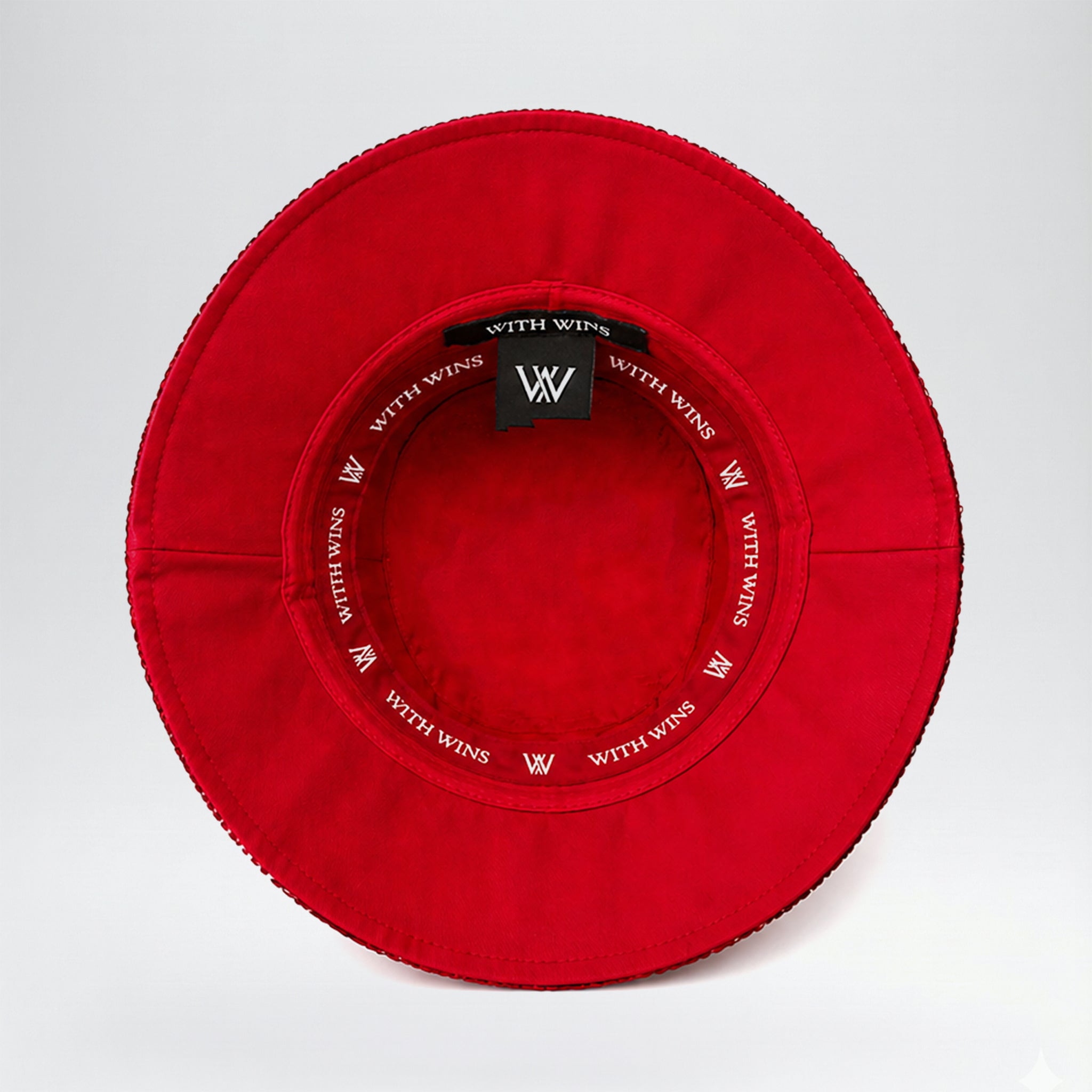 Official Licensed Delta Sigma Theta Sequin Bucket Hat _ Red