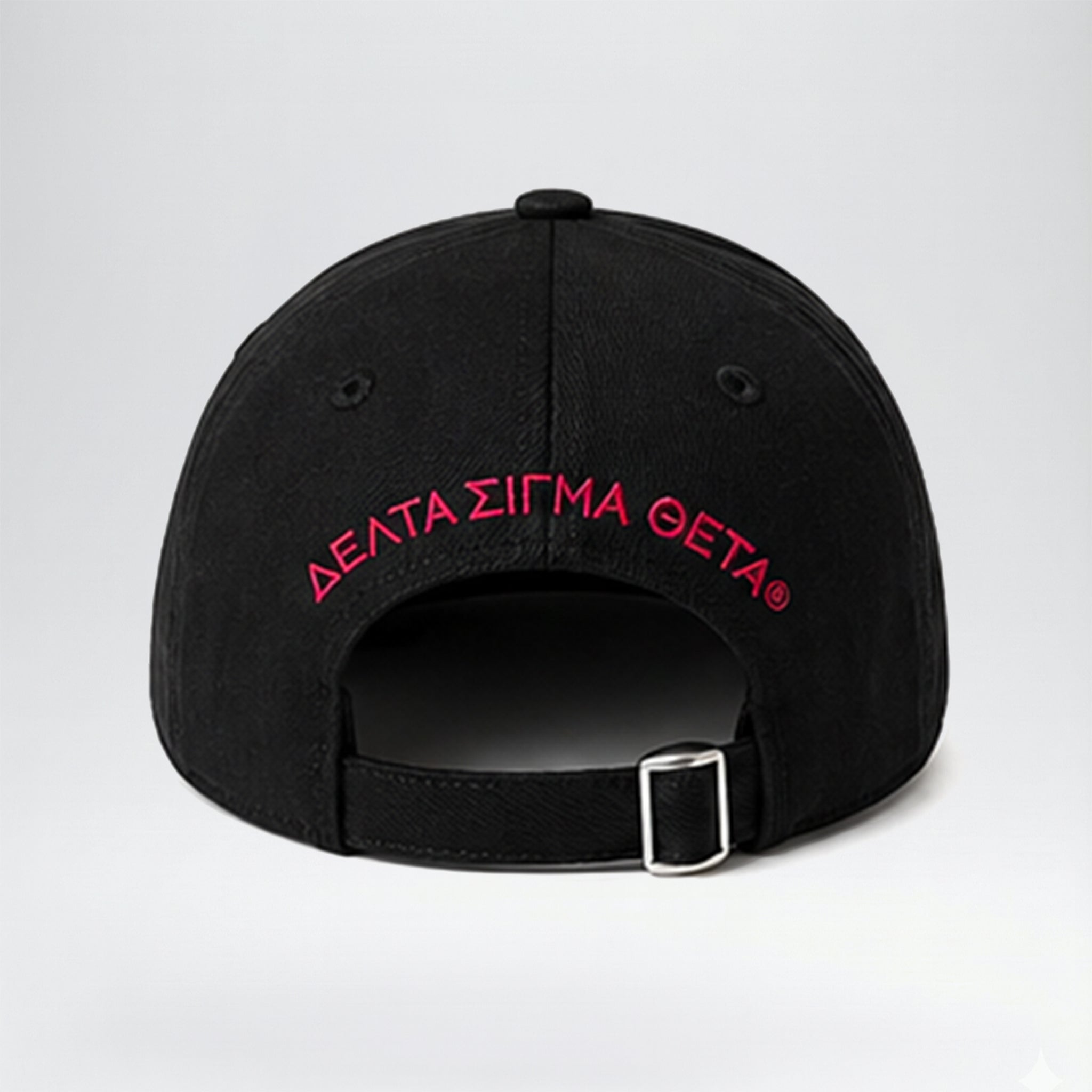 Delta Sigma Theta Official Licensed Rhinestone Baseball Cap _ Black