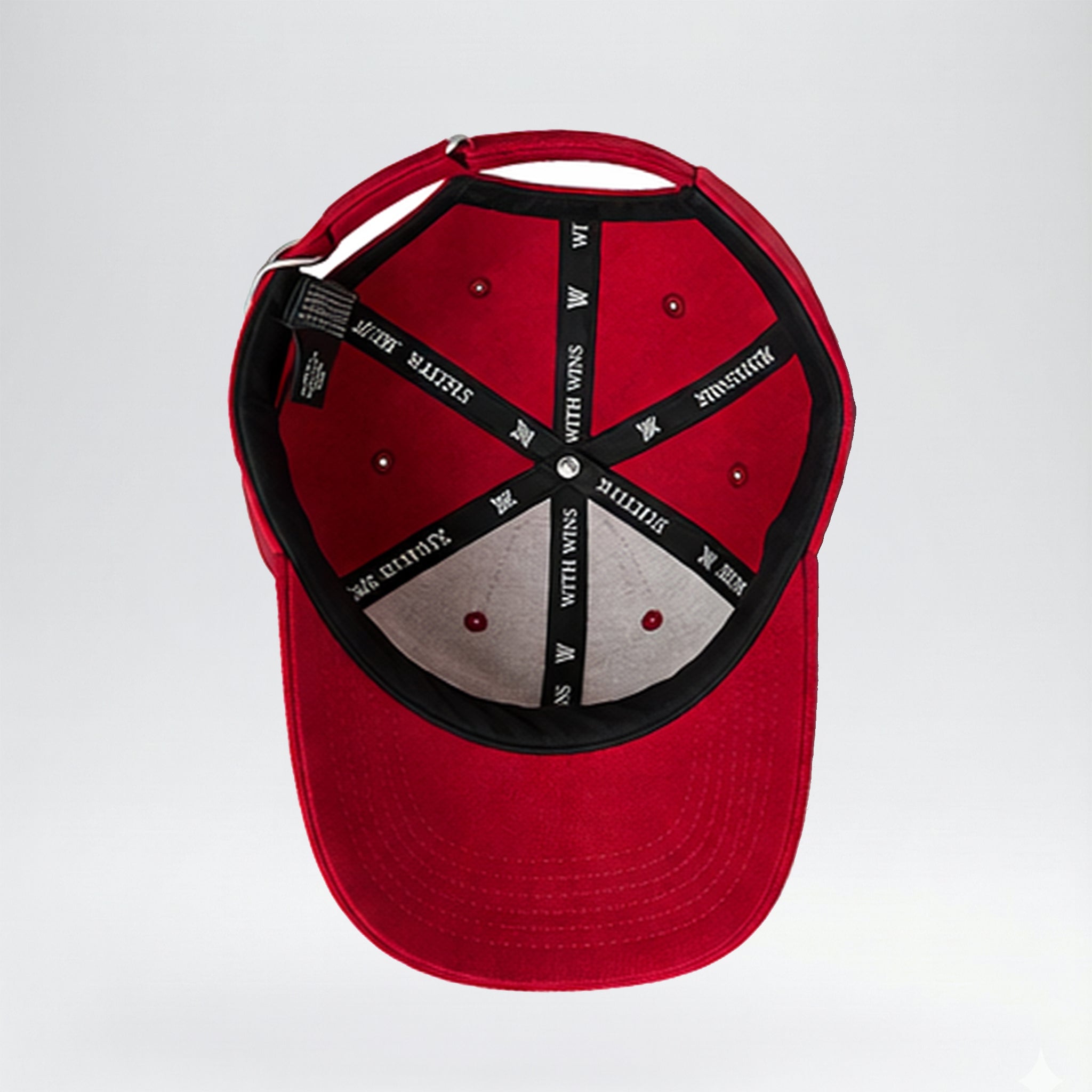 Delta Sigma Theta Official Licensed Rhinestone Baseball Cap _ Red