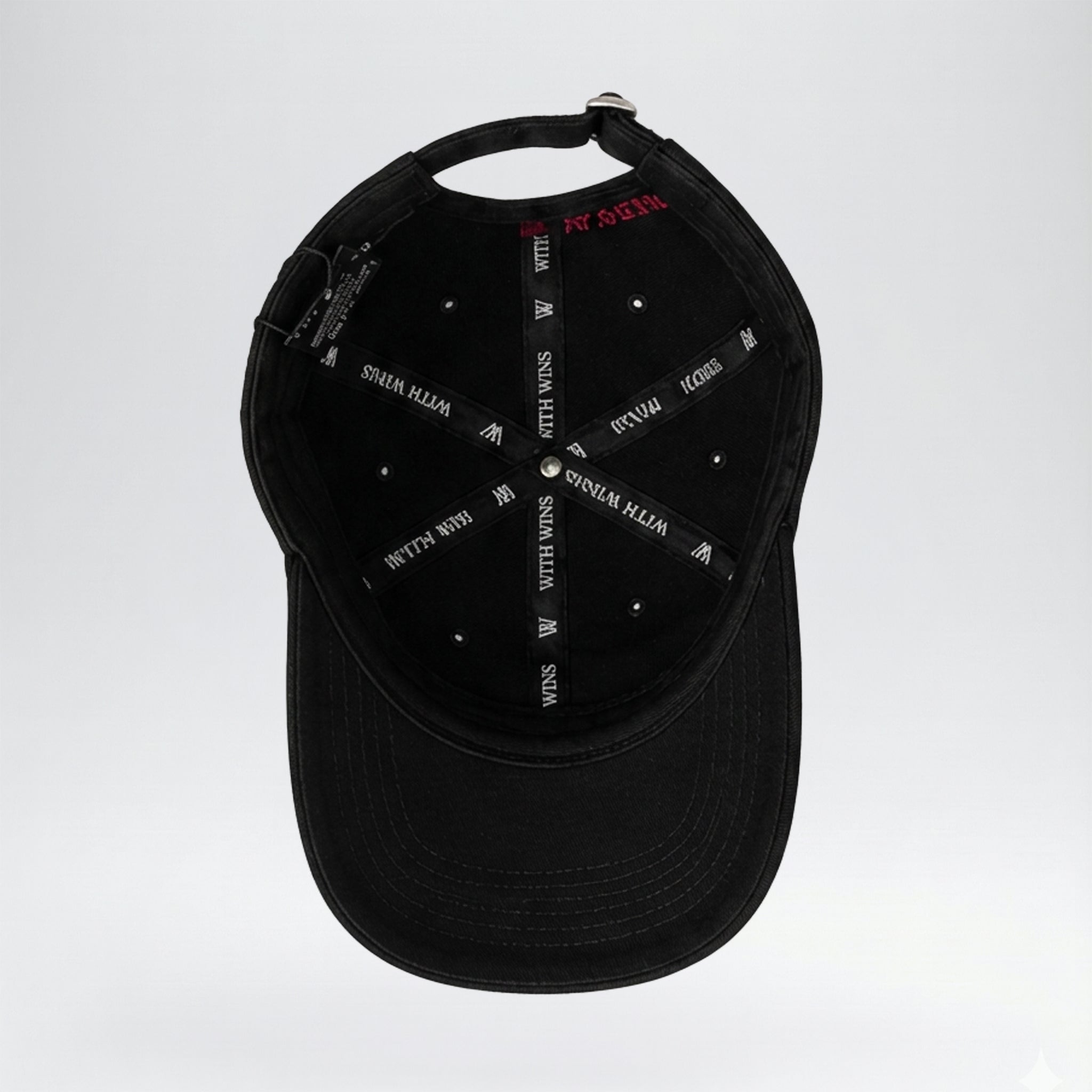 Delta Sigma Theta Official Licensed Rhinestone Baseball Cap _ Black