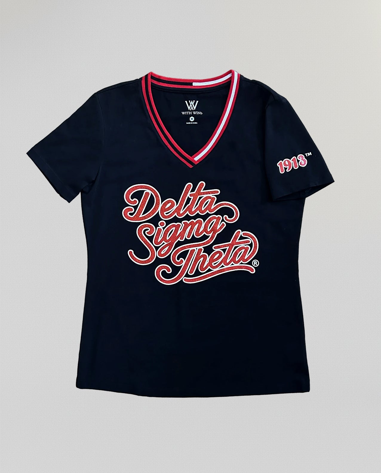 Delta Sigma Theta 1913 Black Short Sleeve Tee