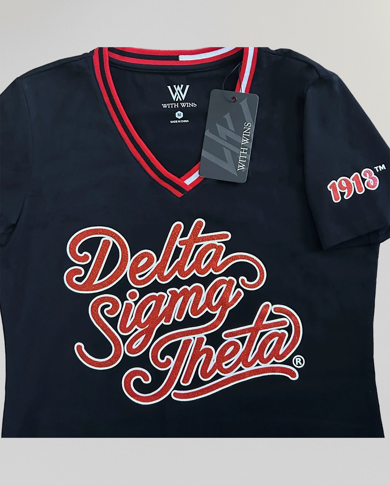 Delta Sigma Theta 1913 Black Short Sleeve Tee