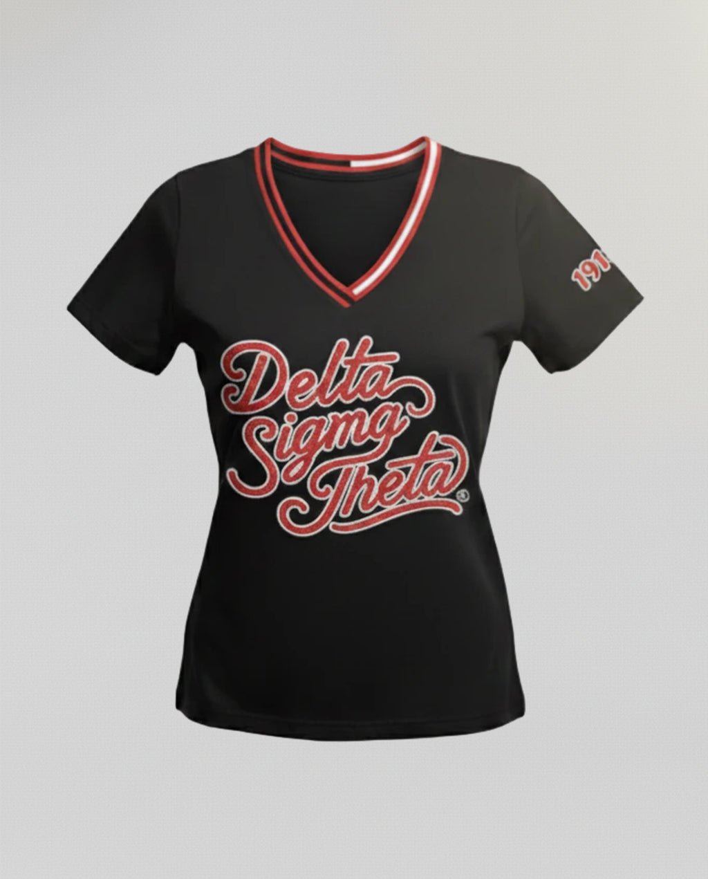 Delta Sigma Theta 1913 Black Short Sleeve Tee