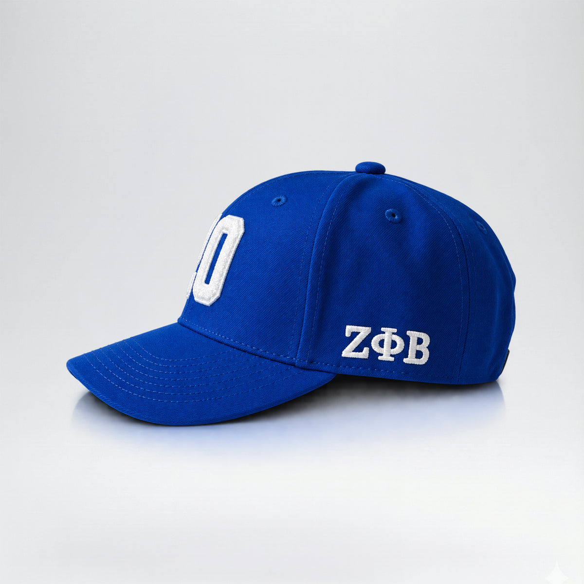 Zeta Phi Beta 1920 Chenille Baseball Cap – ZPB Embroidered Hat – Royal Blue