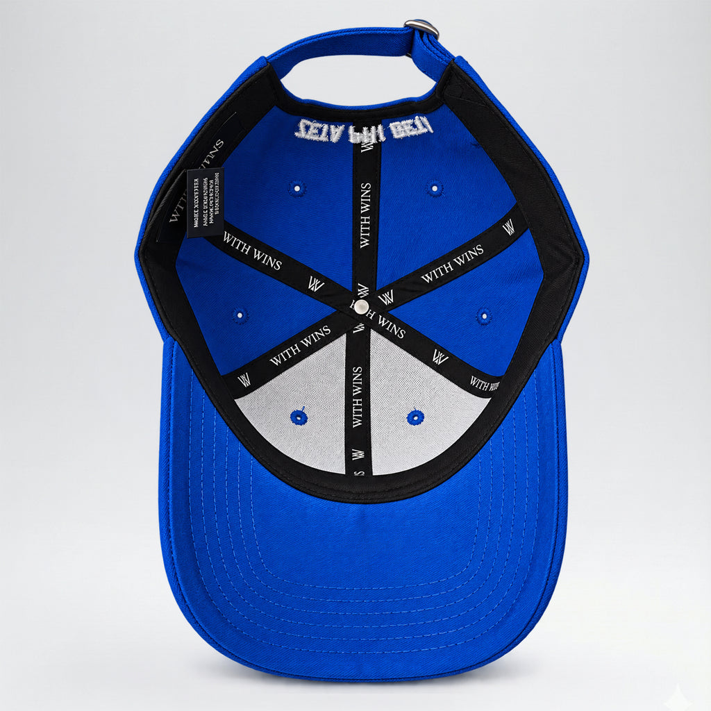 Zeta Phi Beta 1920 Chenille Baseball Cap – ZPB Embroidered Hat – Royal Blue